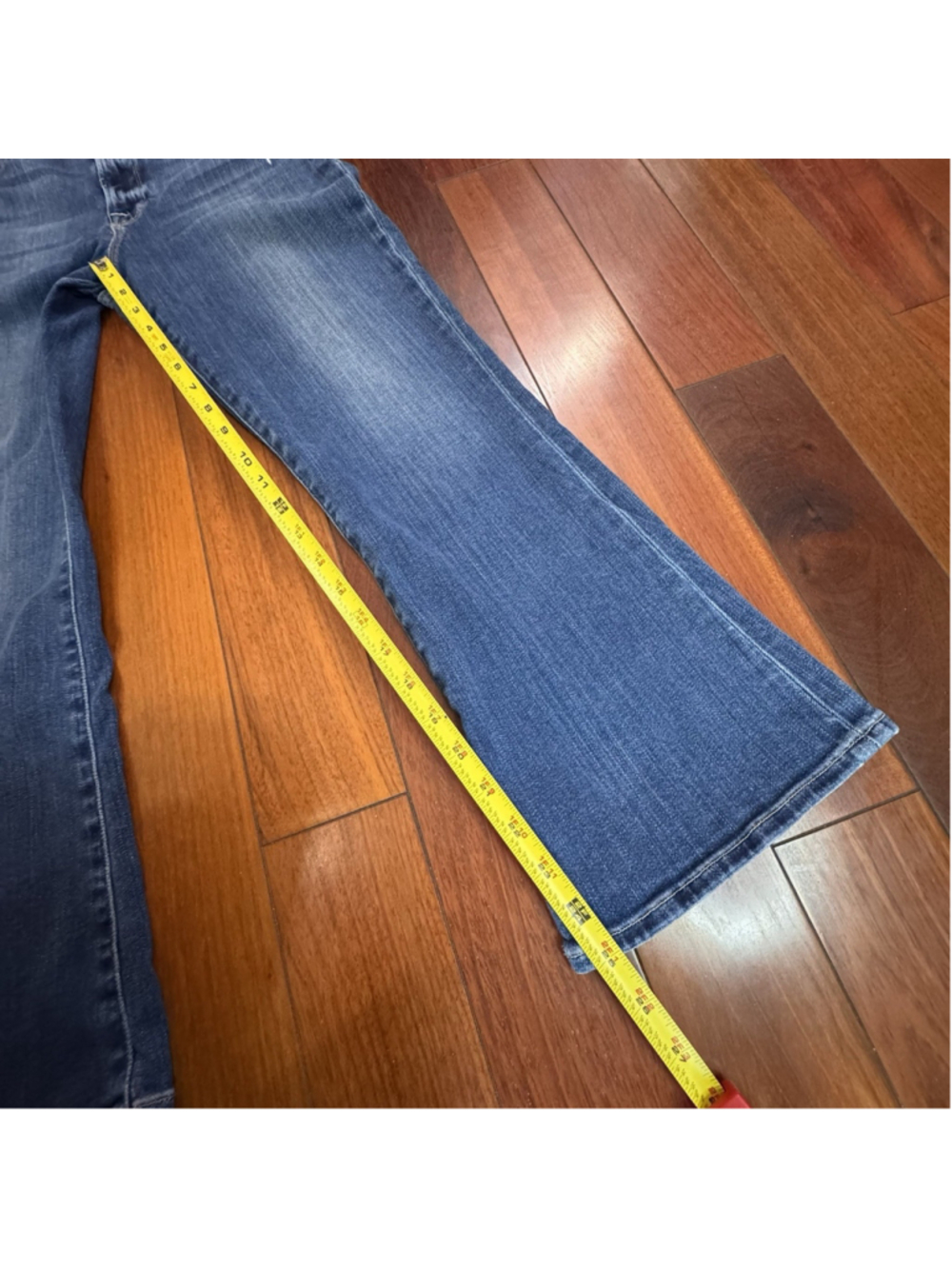 FRAME Le Crop Mini Boot Jeans Size:30 Stretchy Cropped Flare Pants Women - Picture 9 of 12